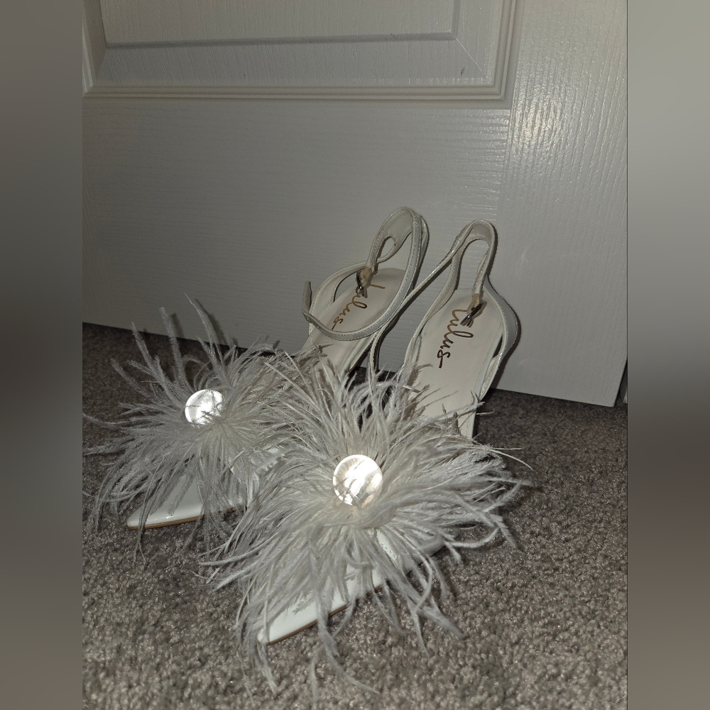 Lulus Feathered Women's Heels